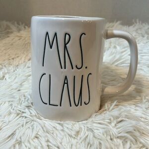 Rae Dunn Mrs. Claus Christmas holiday mug